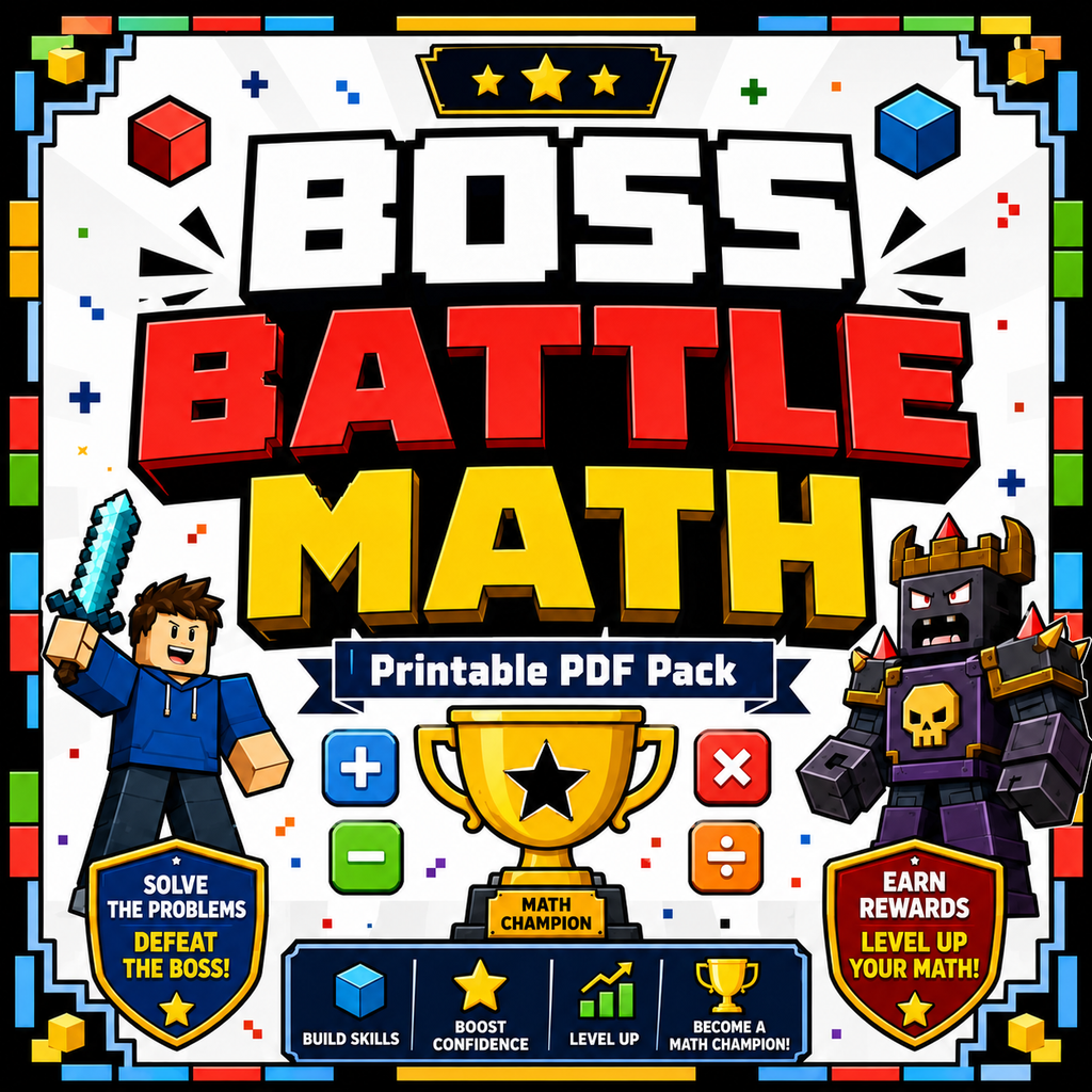 Boss Battle Math Test