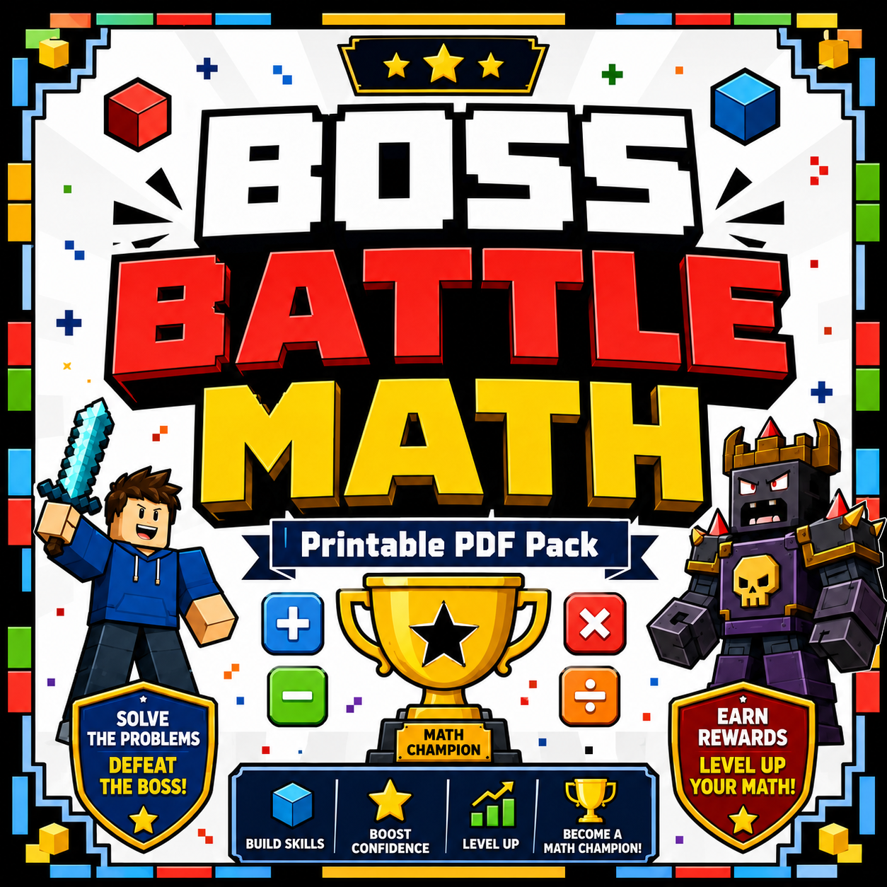 Boss Battle Math Test