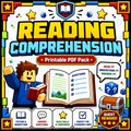Quest Adventure Reading Comprehension Worksheets Pack